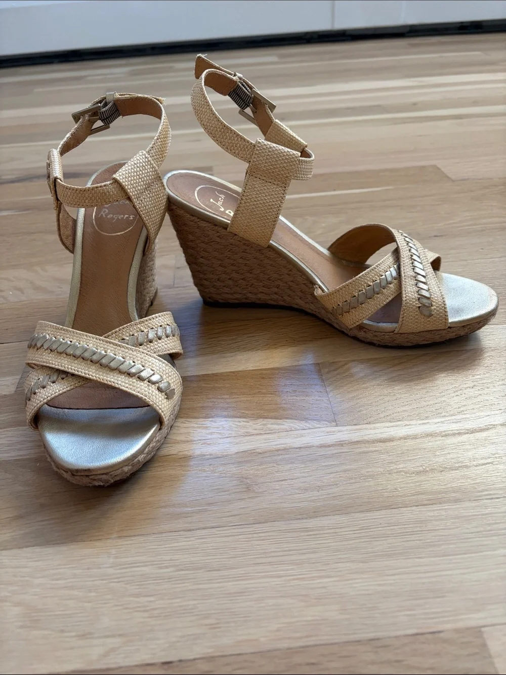 Jack Rogers Abbey Espadrille Wedge Sandals
